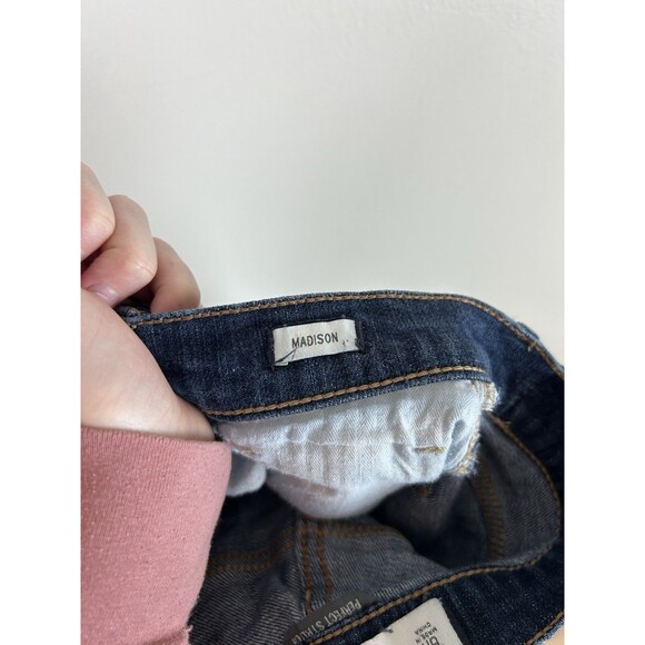 Abercrombie & Fitch Women's 6 28 Blue Madison Jeans Low Rise Flare Stretch Y2K - Picture 4 of 4